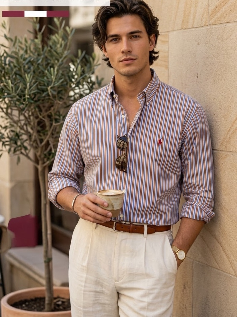 Polo Ralph Lauren Classic Fit Striped Button Down Shirt